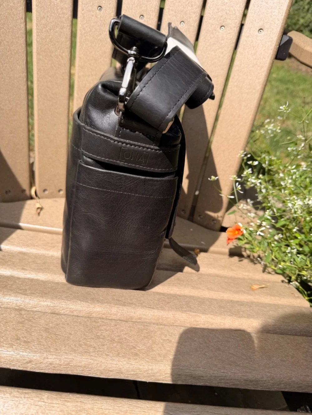 ONA Berlin II for Leica Black Leather Camera Bag